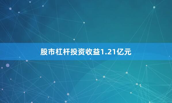 股市杠杆投资收益1.21亿元